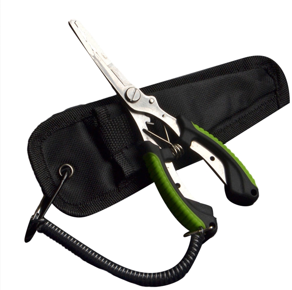 New Durable Fishing Pliers Stainless Steel Outdoor Camping Line Scissors Multifunctional Hook Remover