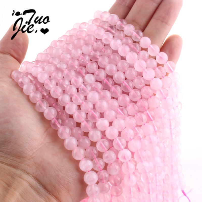 High Quality 6mm Natural Round Rose quartz from Madagascar Gemstone Beads Loose Stone Beads for DIY Jewelry Bracelet Making