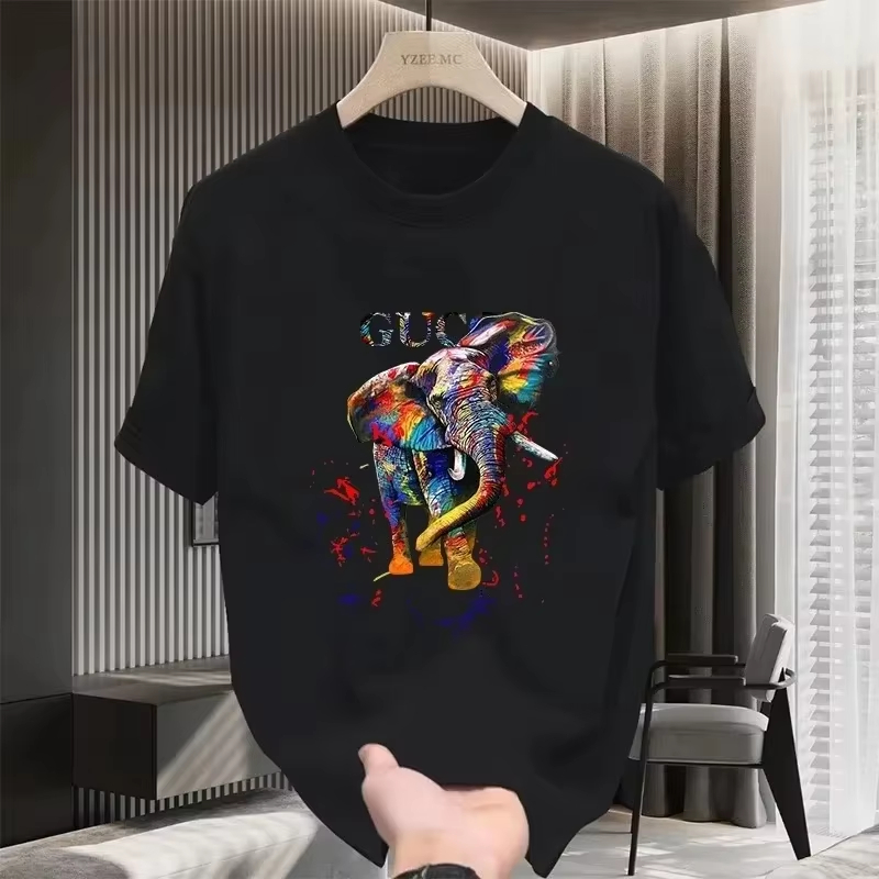 2026 Women's Short-sleeved T-shirt, Cotton, Luxurious, High Quality, Printed, Brand, Summer