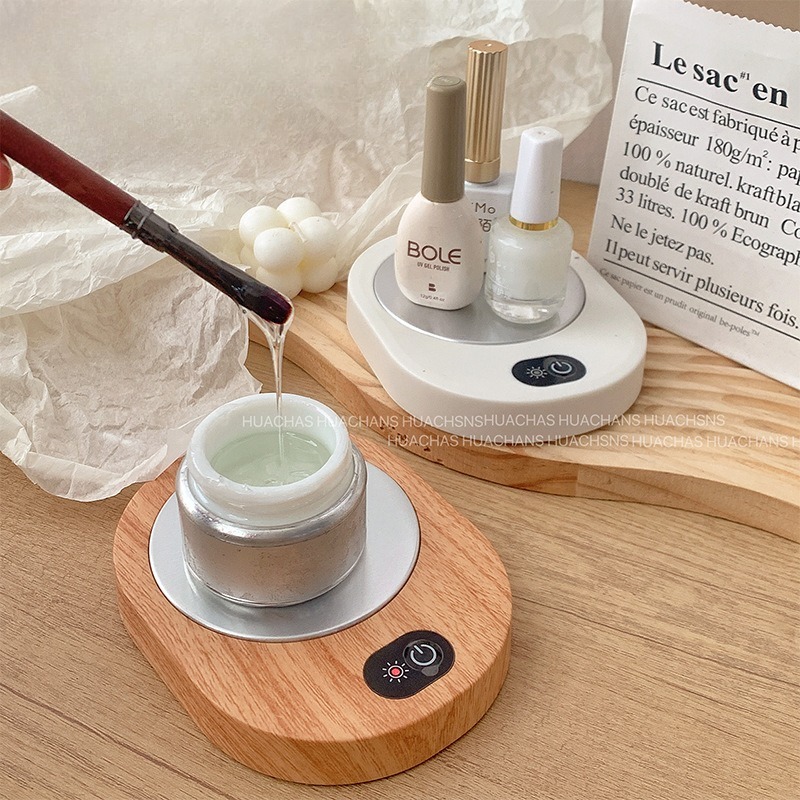 1PC USB Nail Art Polish Temperature Heating Pad Adhesive Constant Phototherapy Gel For Winter Low-temperature Thickening