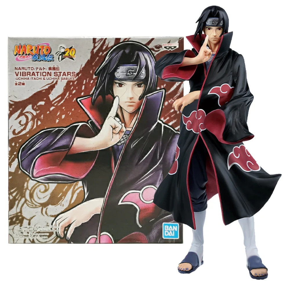 Hot Anime Naruto Shippuuden Uchiha Itachi Akatsuki Organization GK Dress Up Model Toy Collection Action Figure PVC