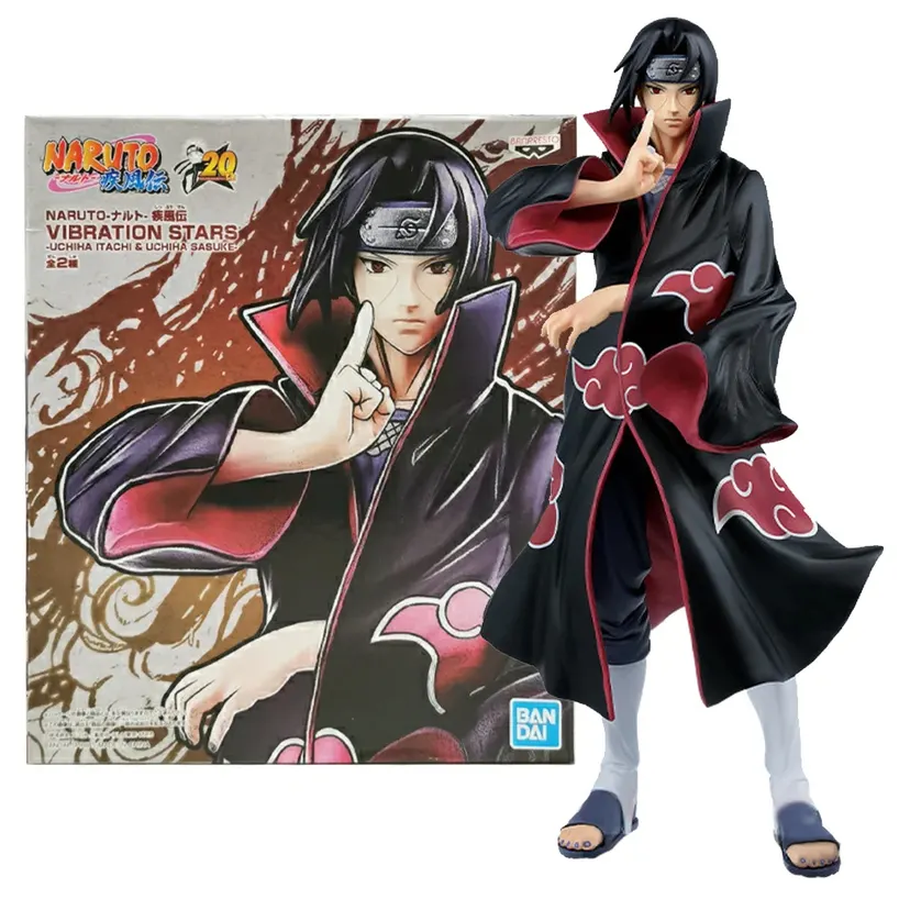 Hot Anime Naruto Shippuuden Uchiha Itachi Akatsuki Organization GK Dress Up Model Toy Collection Action Figure PVC