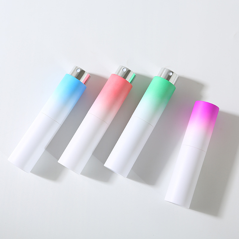 1Pc 8ML Gradient Perfume Bottle Cosmetic Oral Spray Bottle Rotating Inner Glass Perfume Empty Bottle