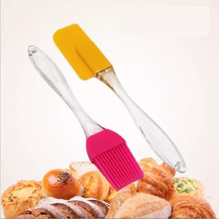 Silicone Spatula Heat Resistance With Wooden Handle