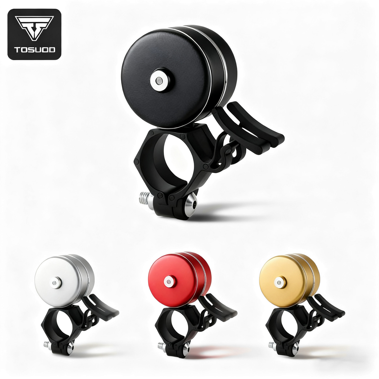 TOSUOD MTB 120DB Bicycle Bell Aluminum Alloy Bicycle Handle Bell Ring Riding Safety Warning Bicycle Horn Riding Accessories