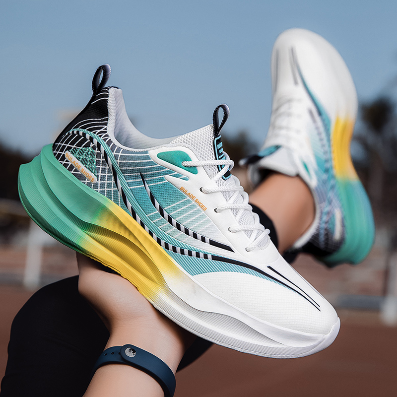 Marathon Running Shoes for Men Breathable Lightweight Comfortable Athletic Nonskid Male Casual Outdoor Sports Sneakers