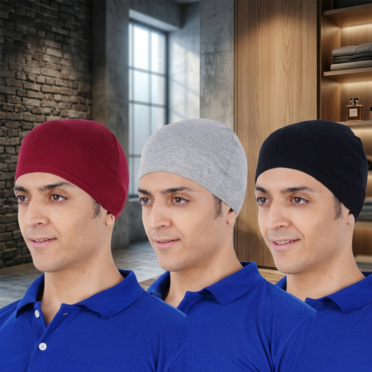 Cotton Helmet Cap-Unisex
