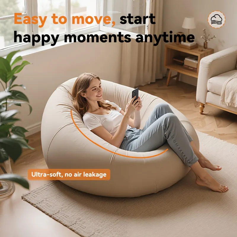 1/2pcs Inflatable Lazy Sofa | Foldable Outdoor Bed Dual-Use Design for Balcony Leisure Lying down Or Sleeping Outdoor Furniture