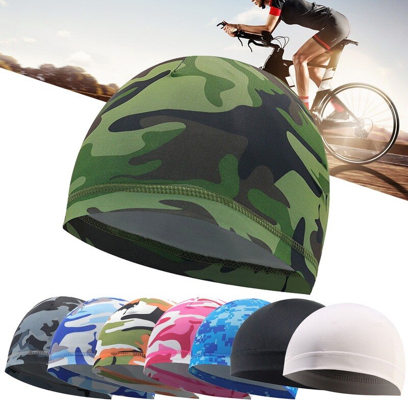 Quick Dry Helmet Cycling Cap Anti-UV Anti-Sweat Sports Hat Motorcycle Bike Riding Bicycle Cycling Hat Unisex Inner Cap