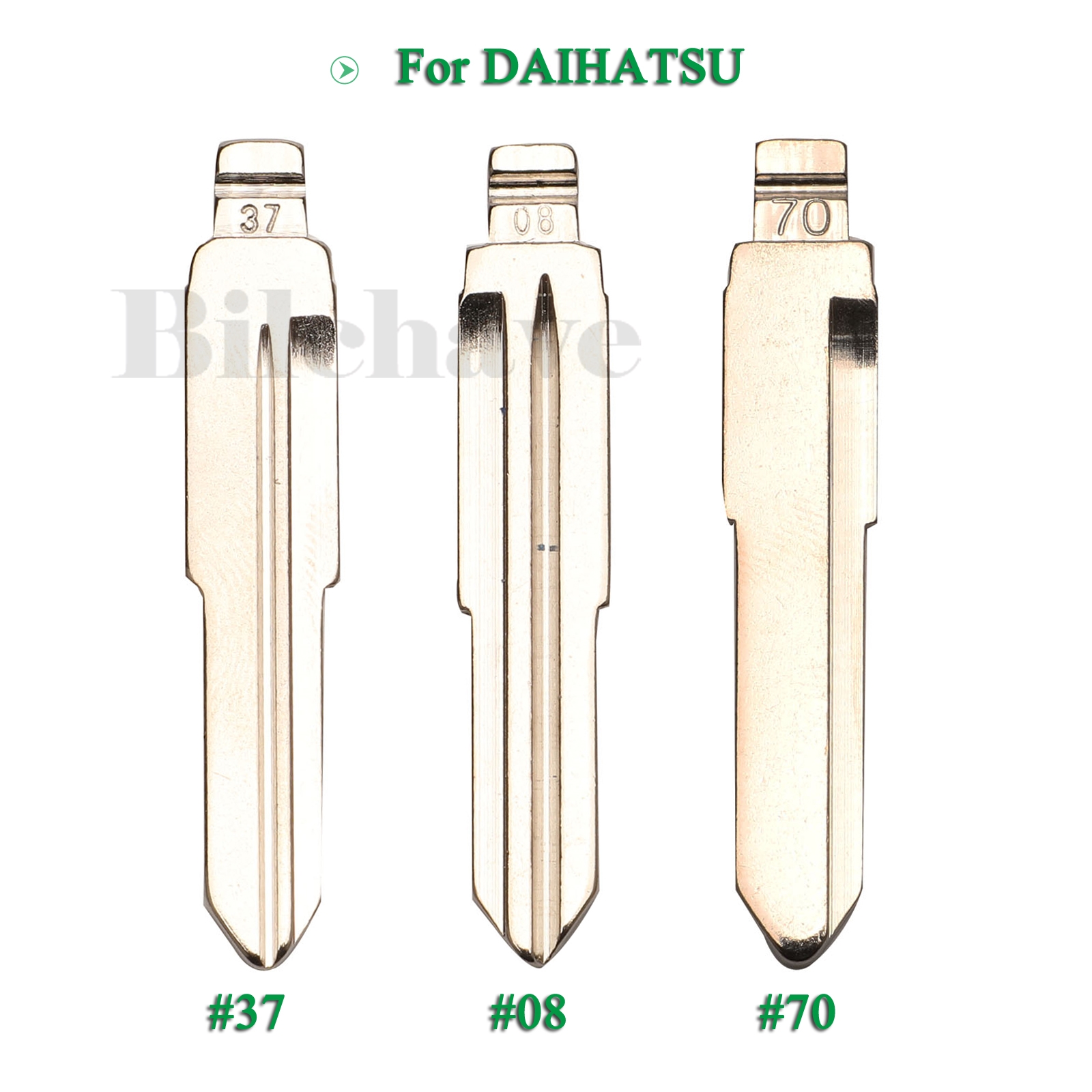jingyuqin Replacement Flip Remote Key Blade Fob For Daihatsu Charade Copen Cuore Feroza DH4R TOY41 MIT8 Blade #70 37 No. 08 pen gpt