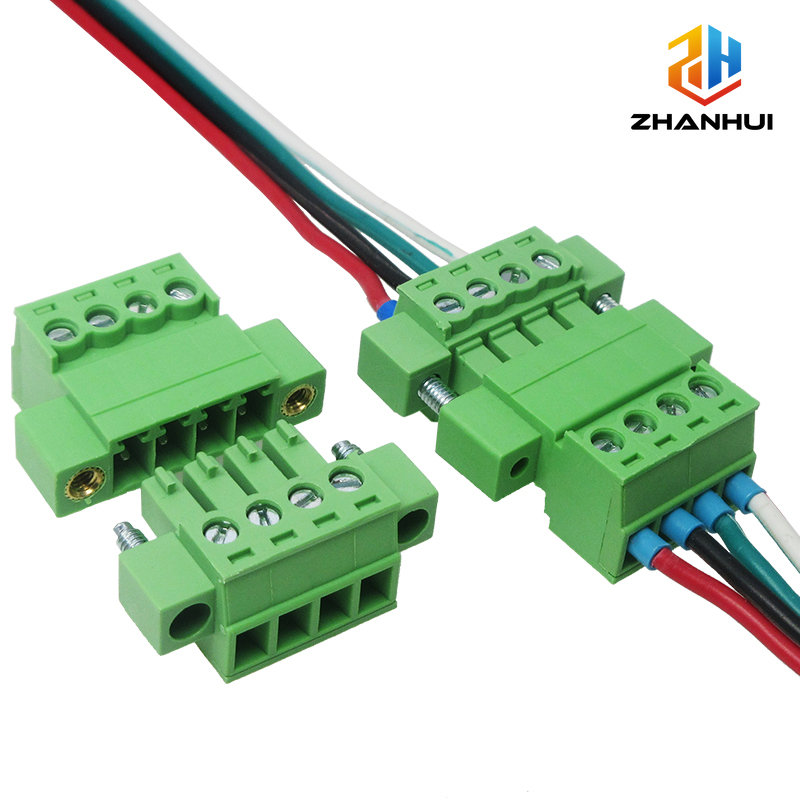 1/5/10 Pairs Terminal Block Pitch 3.81mm 2P/3P/4P/5P/6P/8P/9P/10P/12P/16P Pluggable Male Female Connector