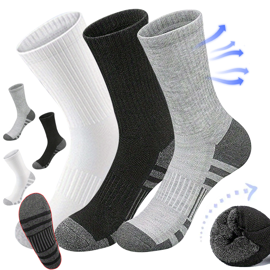 Moisture Wicking Athletic Socks, Breathable Sports Running Socks for Men Women, Workout Gym Hiking Daily Comfort