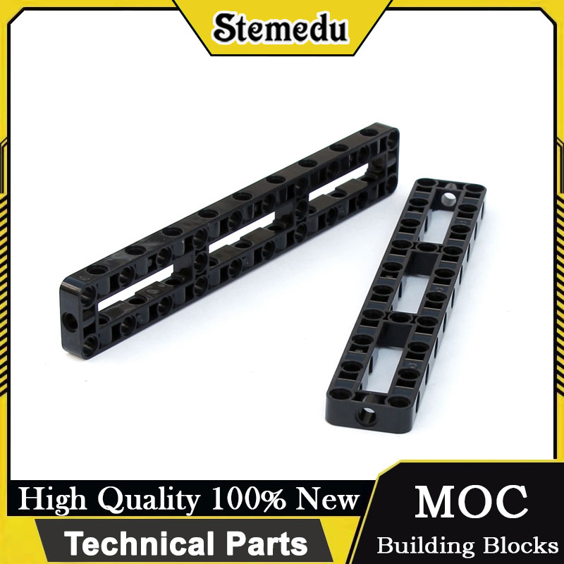67491 6377025 Liftarm Frame 3x19 Thick Hole Center Beam for SP3 Building Blocks MOC DIY Car Technical Parts