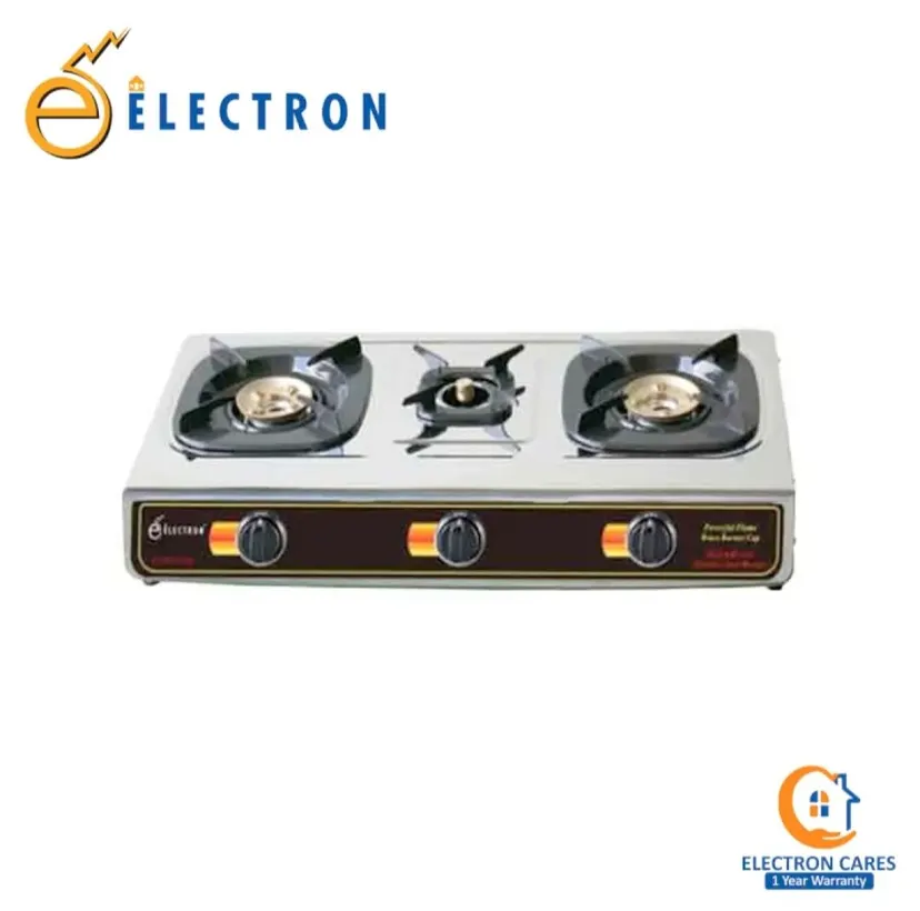 Electron 2 Burner Glass Top Automatic Gas Stove