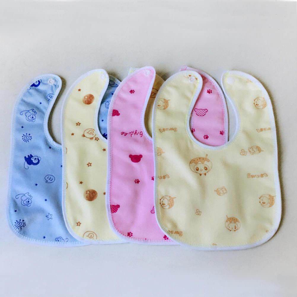 Baby Hub- Baby Waterproof & Washable Cotton Bib/Apron 2 Pcs