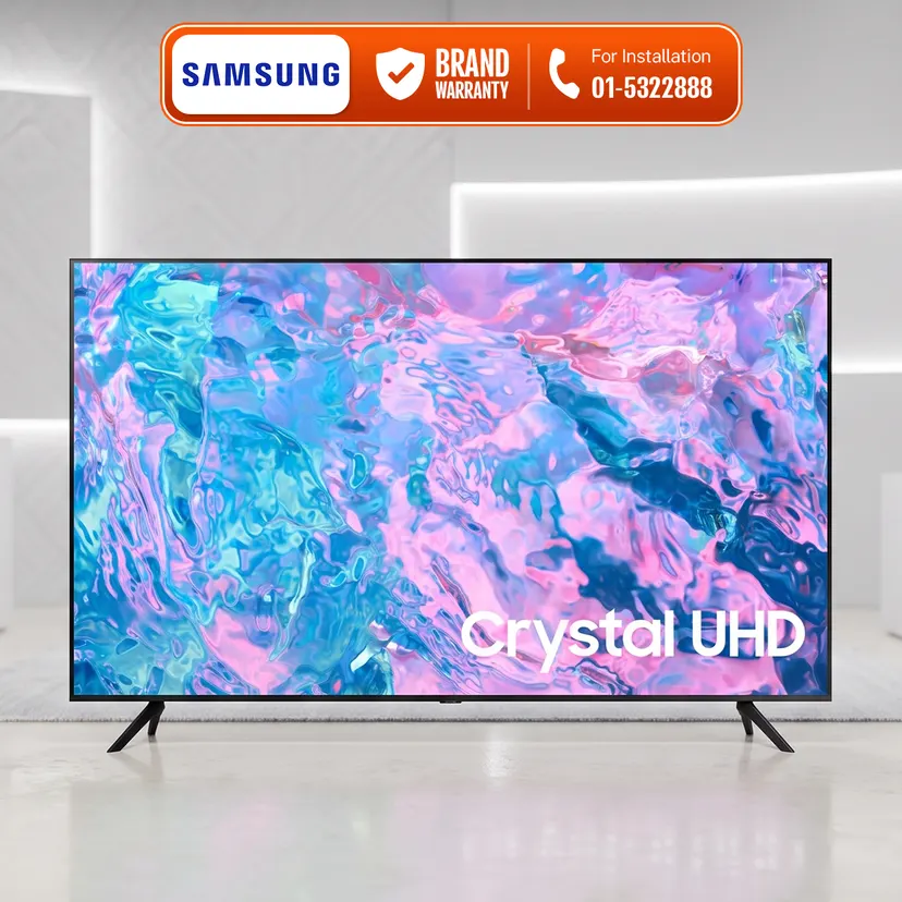 SAMSUNG 65 Inch Crystal Ultra HD 4K Smart LED TV UA65CU7700