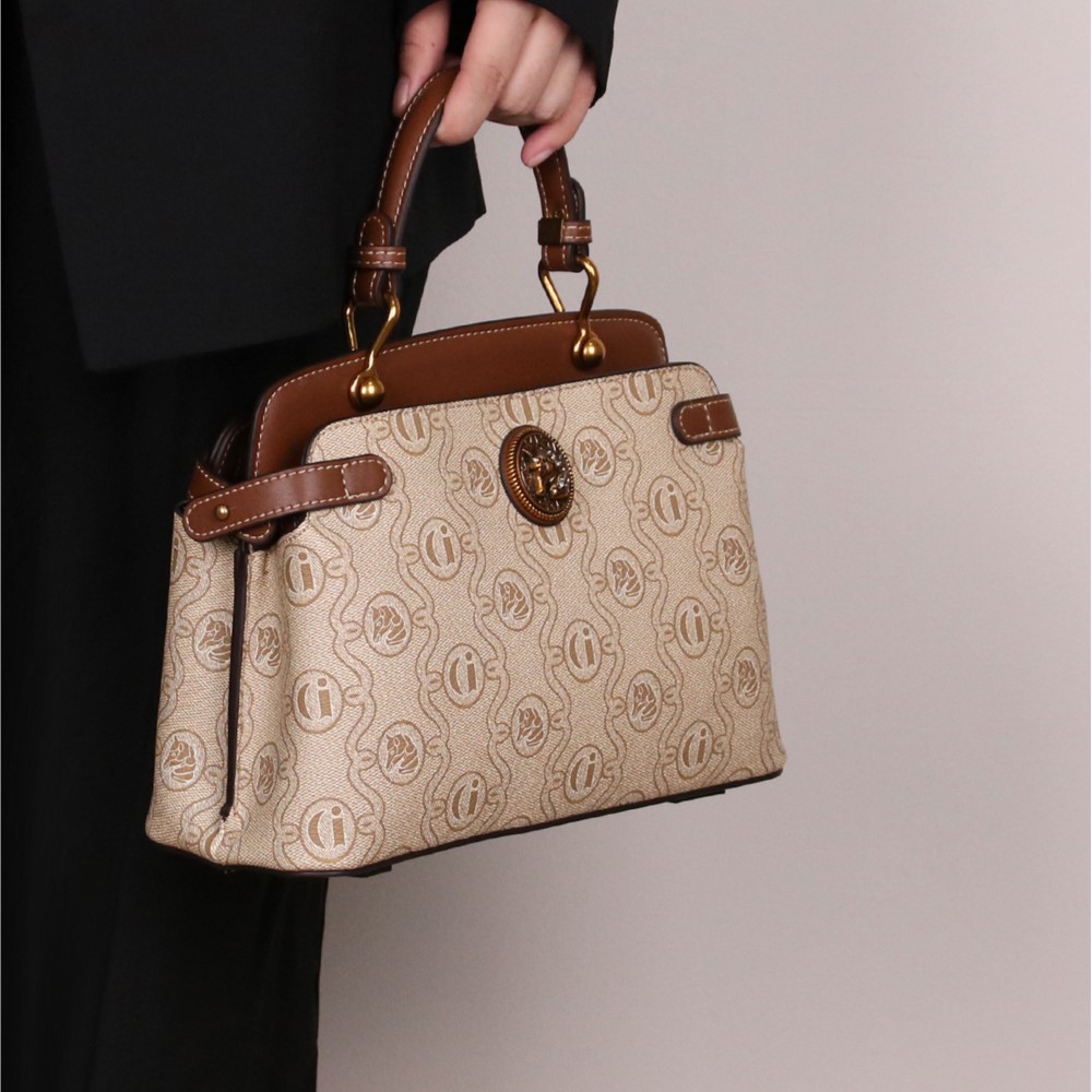 2025 New Light Luxury Fashion Handbag Vintage Old Flower Single Shoulder Crossbody Bag Commuter Multi Functional Large Capacity