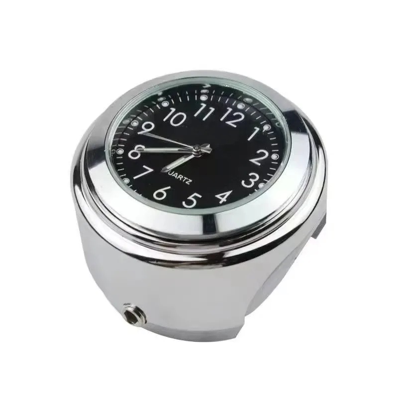 2025 Motorcycle Bicycle Watch Stainless Steel Pad Handlebar Aluminum Alloy Clock Night Vision Waterproof Shockproof Buckle New