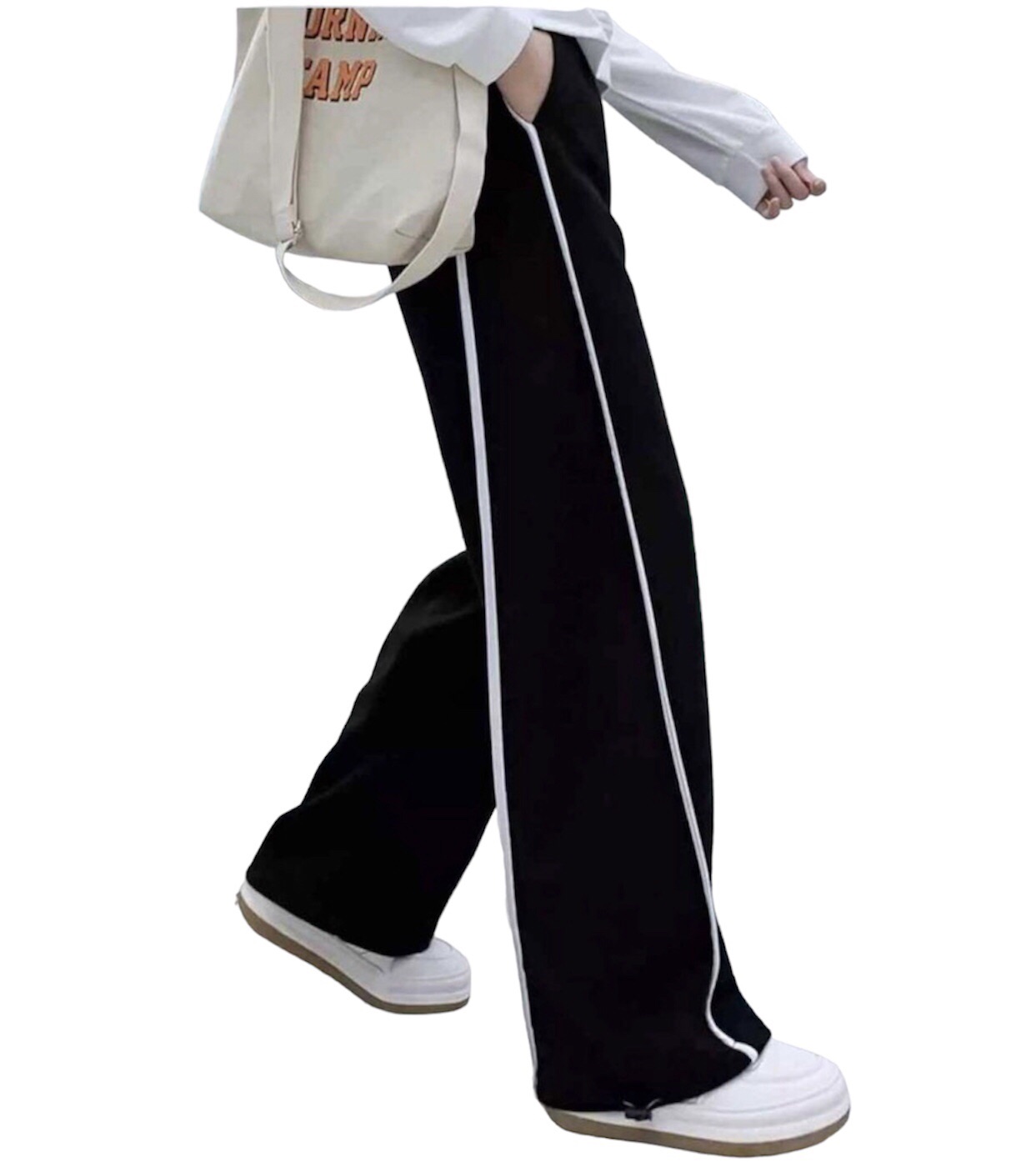 Summer Baggy Trousers for Women - Unisex, Free Size