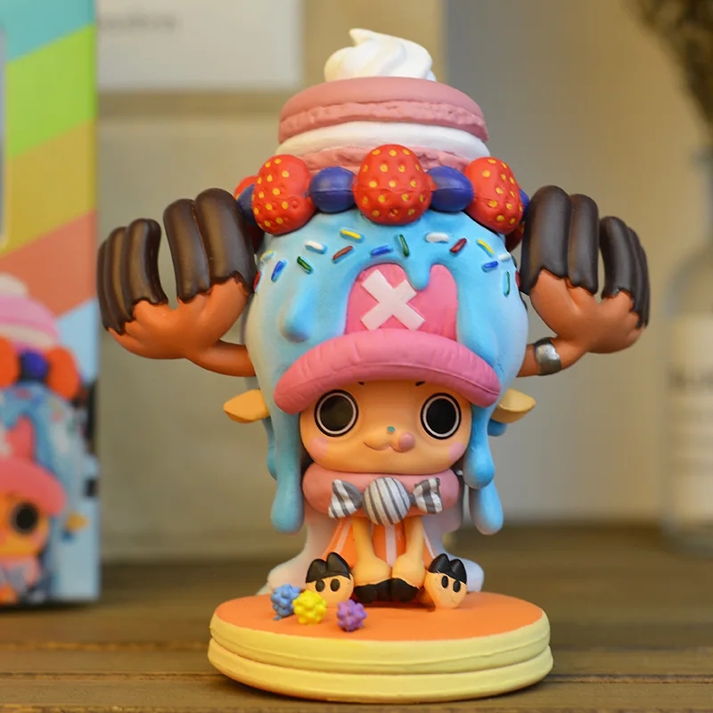 11cm Anime PVC Figure One Piece Tony Chopper Candy and Crown Version Action Figure 15th Anniversary Collection Model Kids Toys
