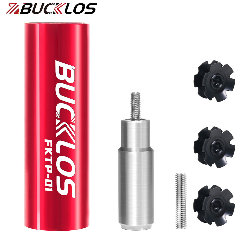 BUCKLOS Bicycle Star Nut Installation Tool Aluminum Alloy Bike Headset Star Nut Installer Tool Bike Fork Expansion Nuts Tools