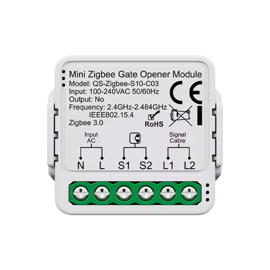 AC 100V-240V Tuya Smart Gate Opener Controller Garage Door Switch Module Wifi Zigbee Smart Life Alexa Home Assistant