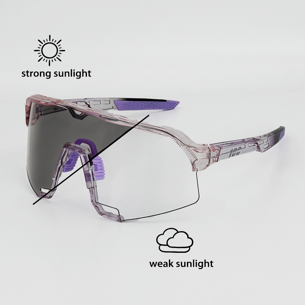 Cycling Glasses Photochromic Lens Bike Glasses UV400 Protection Eyewear Sunglasses MTB Road Bicycle Goggles