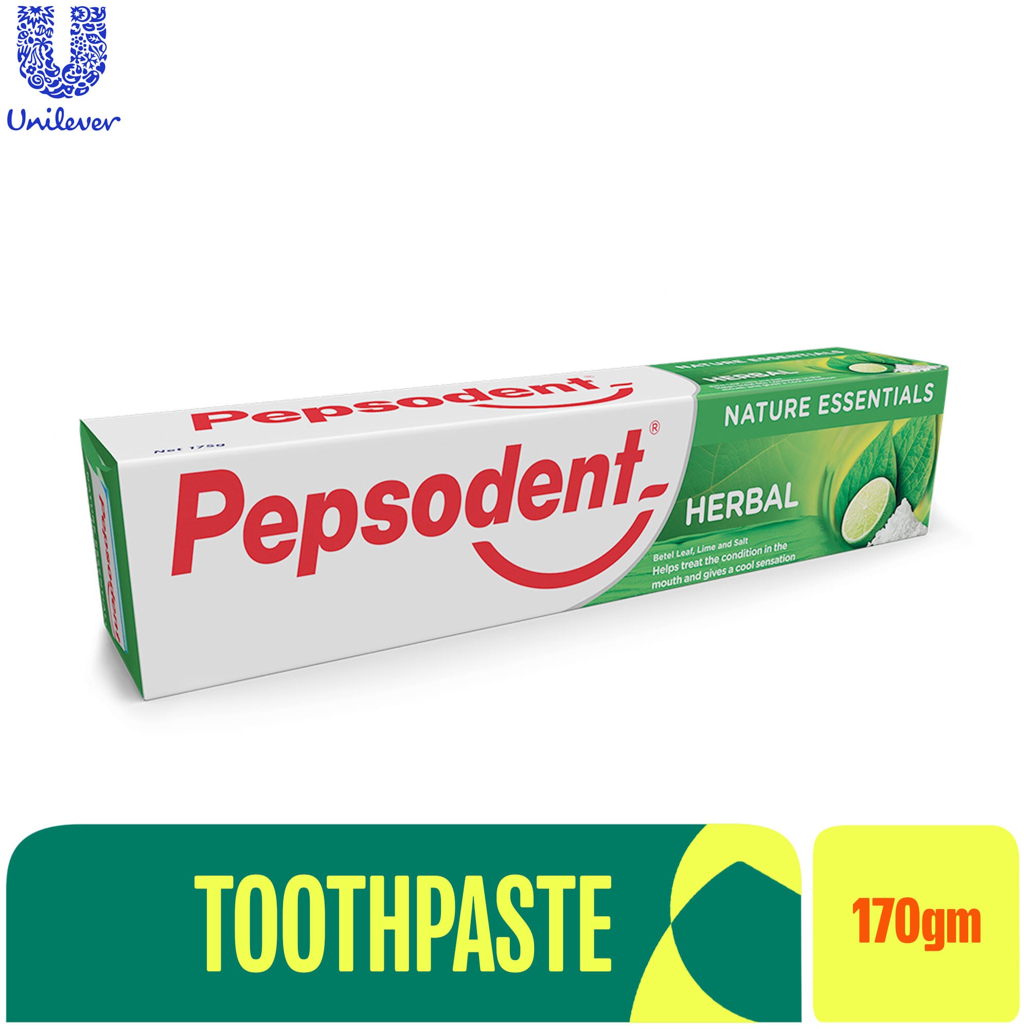 Pepsodent Herbal Natural Essentials 170G - image 1