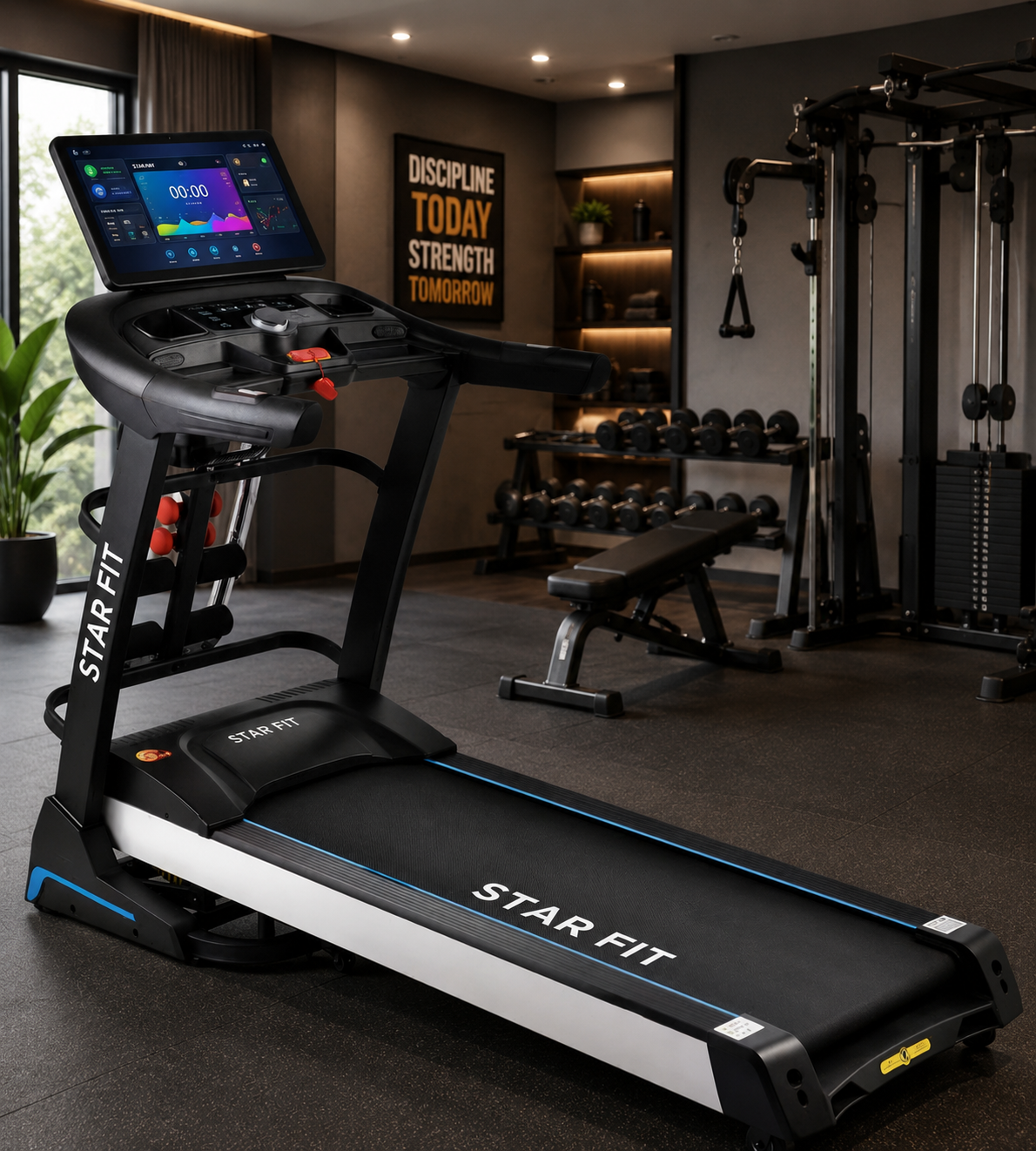 semi-Commercial Multi functional Treadmill AC Moter K850 Pro

₨