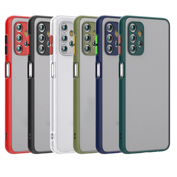 Armor Shockproof Matte Case for A15 A25 A35 A55 A12 A22 A32 A52 A13 A23 A33 A53 A14 A24 4G A34 A54 5G Back Cover