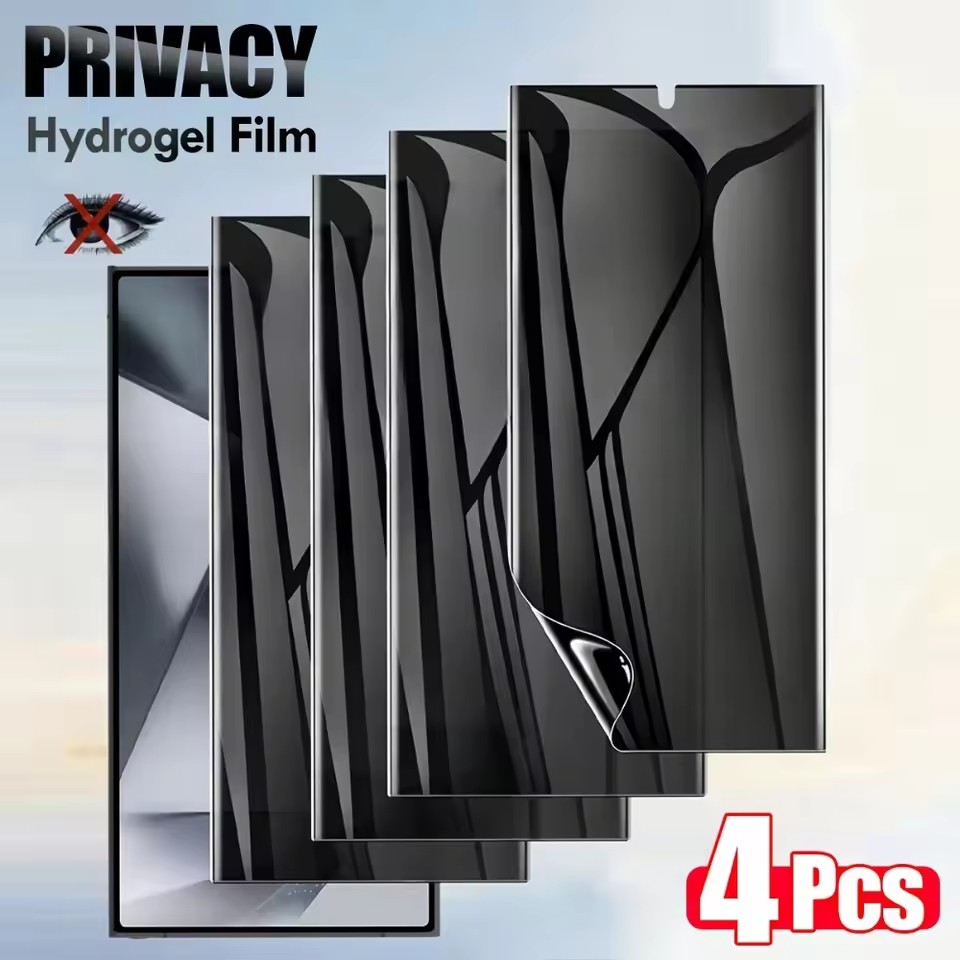 4Pcs Privacy Hydrogel Film For GT7 Pro India China Anti-Spy Screen Protector Full Cover For GT 7T