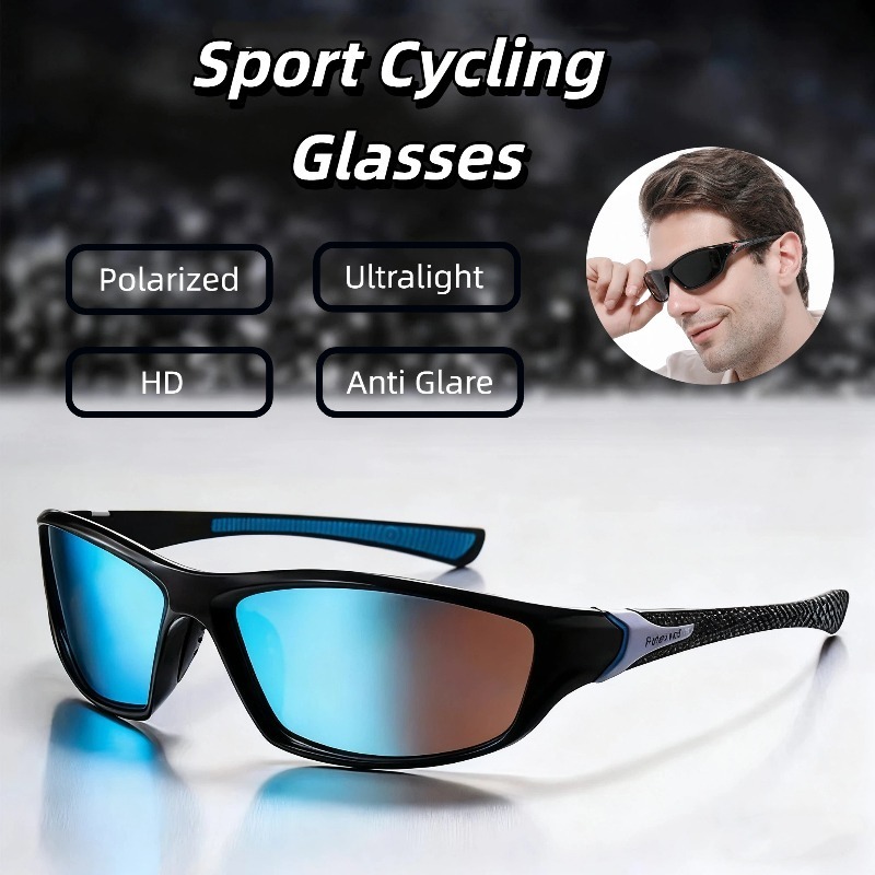 Fashion Unisex Riding Glasses High Quality Outdoor Sport Polarized Glasses Luxury HD Anti Glare Ultralight Driving Eyeglasses