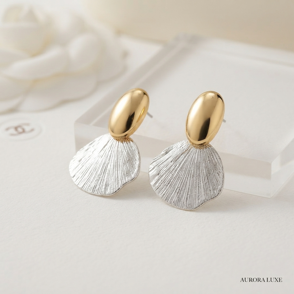 Enacolor Elegant Metal Sea Shell Hair Accessory for Party and Banquet Fashion Jewelry DZ-8A-03