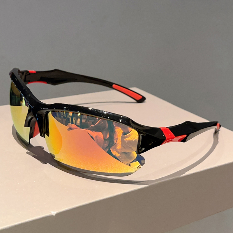 KAMMPT Rimless Photochromic Sports Goggle Men Fashion Professional Cycling Sunglasses Women Trendy Outdoor Protective Shades