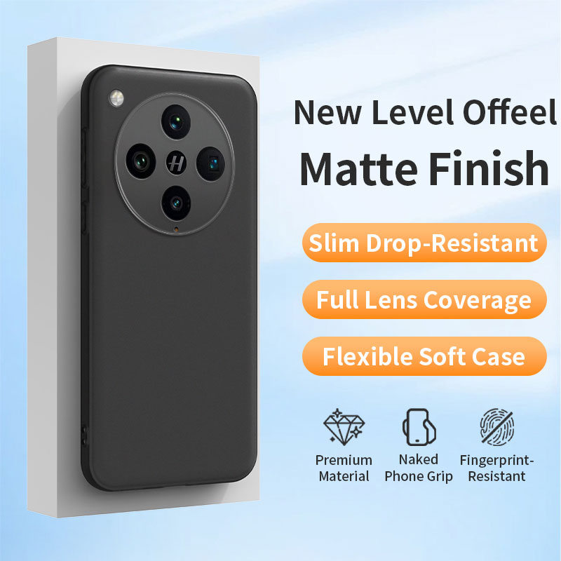 Ultra Thin Soft Silicone TPU Phone Case for Find X9 X8 X8S Plus X7 Ultra Reno 15 Pro Clear Matte Shockproof Cover