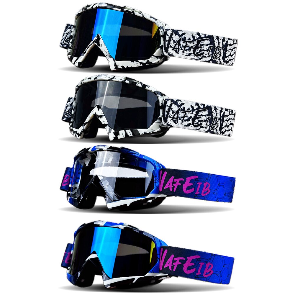 New Colors Motocross Goggles for Off-Road Riding Skiing Sport Eye Wear MX Helmet Compatible Motorcycle Goggles for ATV DH MTB dr. eyemo
