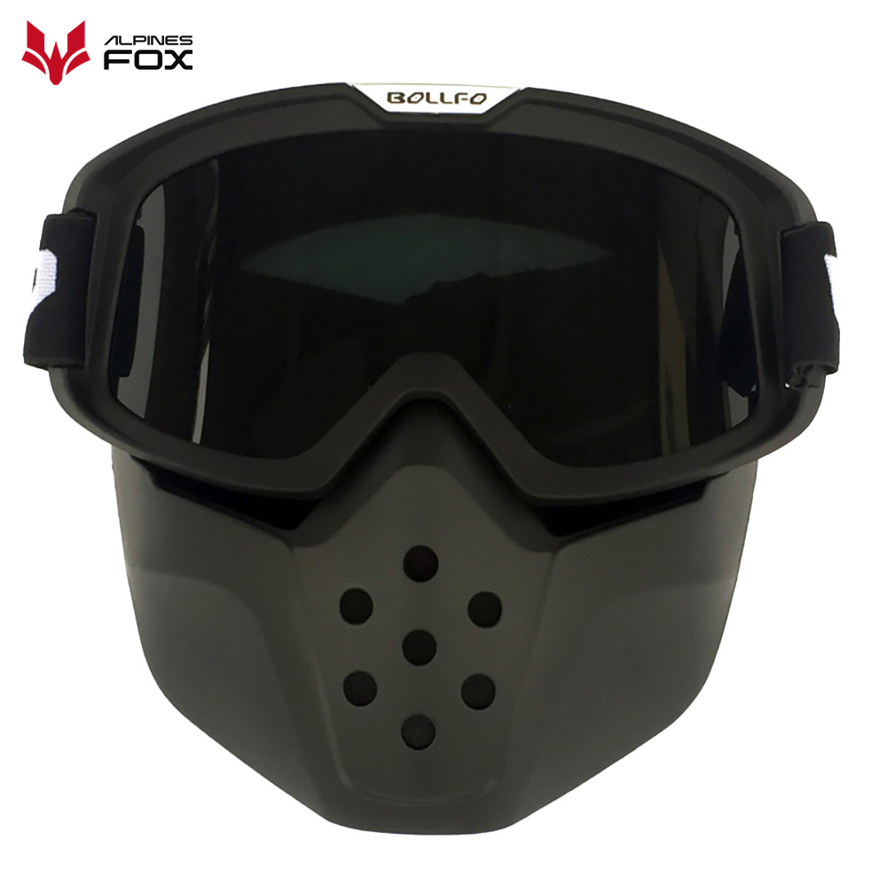 Vintage Motorcycle Helmet Goggles Motocross Helmet Glasses Retro Windproof Open Face Helmets Goggles Mask