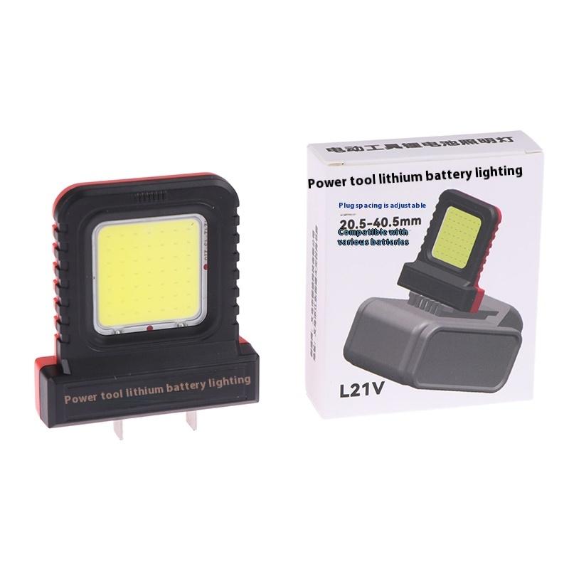 Lithium-Ion Battery Work Light Battery Lighting LED Work Lamp Portable Power Tool Long-Lasting Strong Light Lighting Accessories