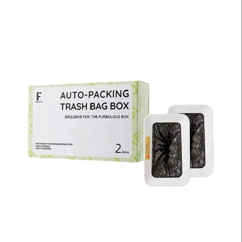 Trash Bag Box Automatic Cat Litter Box Self Cleaning Smart Cat Sandbox Large Capacity Cats Litter Box Accessories Pet Supplies
