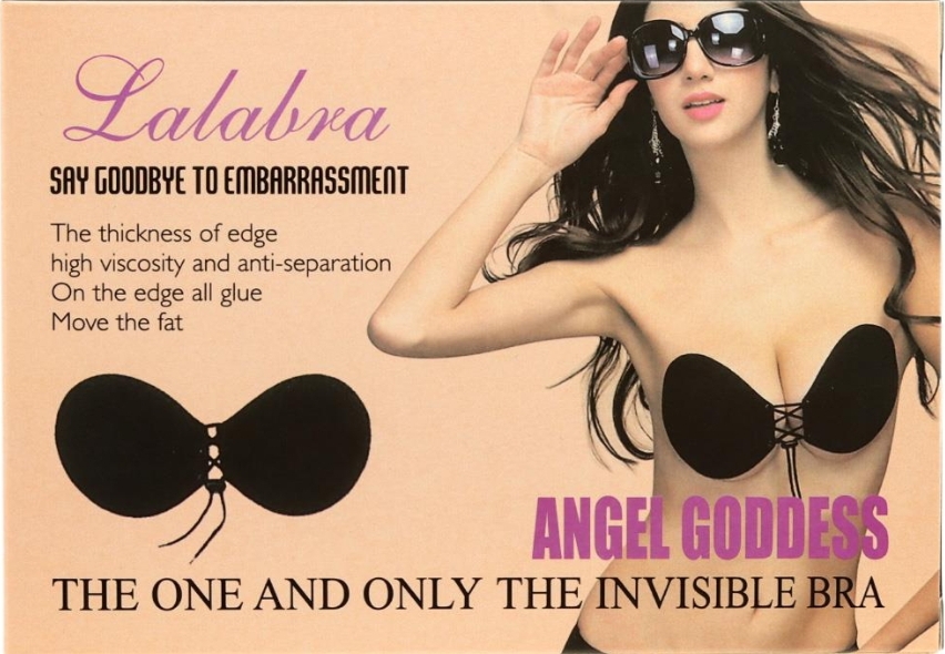 Lala Bra Seamless AdhesI've Sticky Bra Strapless Bra Push up Womens Lingerie Backless