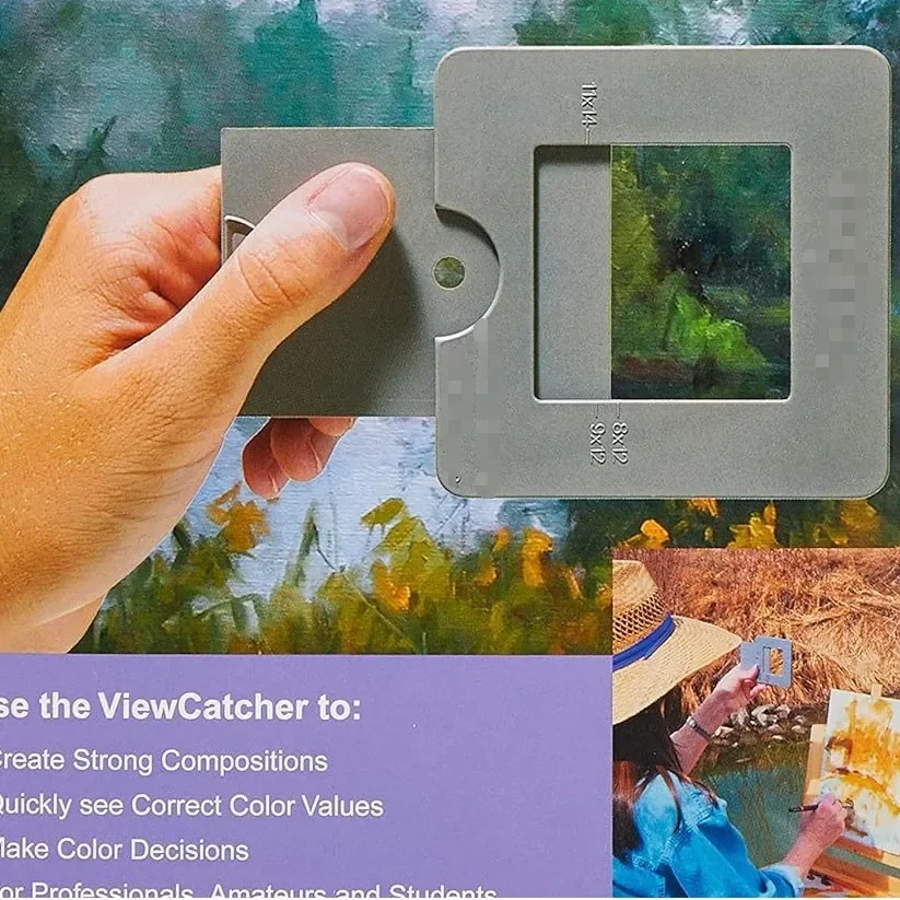 Portable and Versatile Viewfinder - Your Essential Tool for Painting and Drawing!
