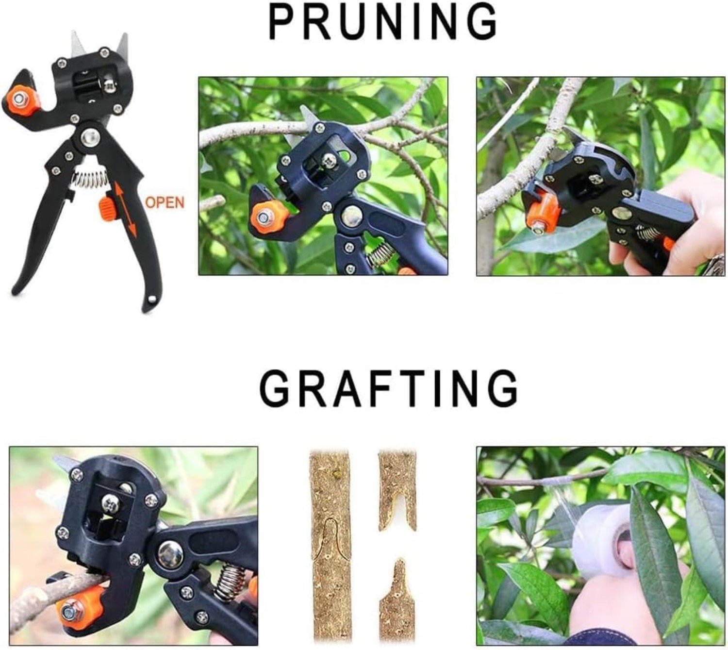 Original Mart Grafting Cutter Set - Grafting Machine And Plant Garden Grafting Tools Set Pruning Scissors , Grafting Tool Pruning Shears Garden Fruit Tree Pruning Shears Scissor (Pack Of 1) By Mama Bahnaja Store