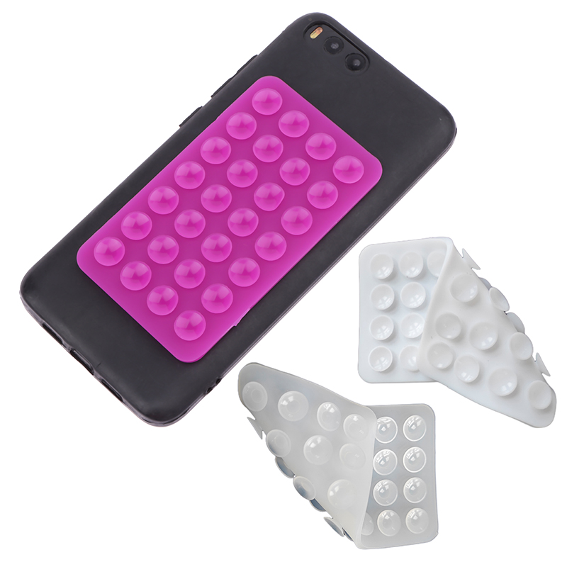 1PC Double Side Silicone Suction Pad Mobile Phone Fixture Secure Suction Cup for Assembly Disassembly Workspace