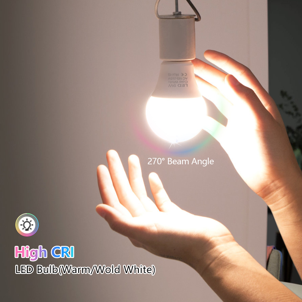 E27 LED Bulb 3W 6W 9W 12W 15W 18W Smart IC High Brightness Energy-Saving Lamp 220V-240V Bombilla Lampada Projector Light lightify