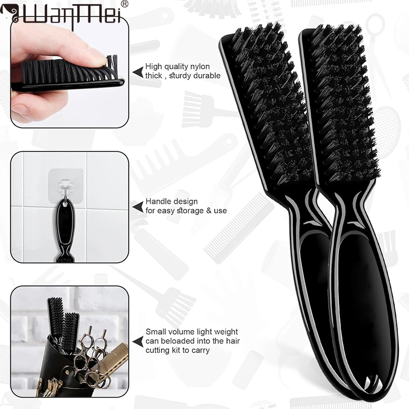 WANMEI Barber Neck brush beard styling brush hair cutting brush, hair cutting tool cleaning brush Salon Men Beard Styling Tools