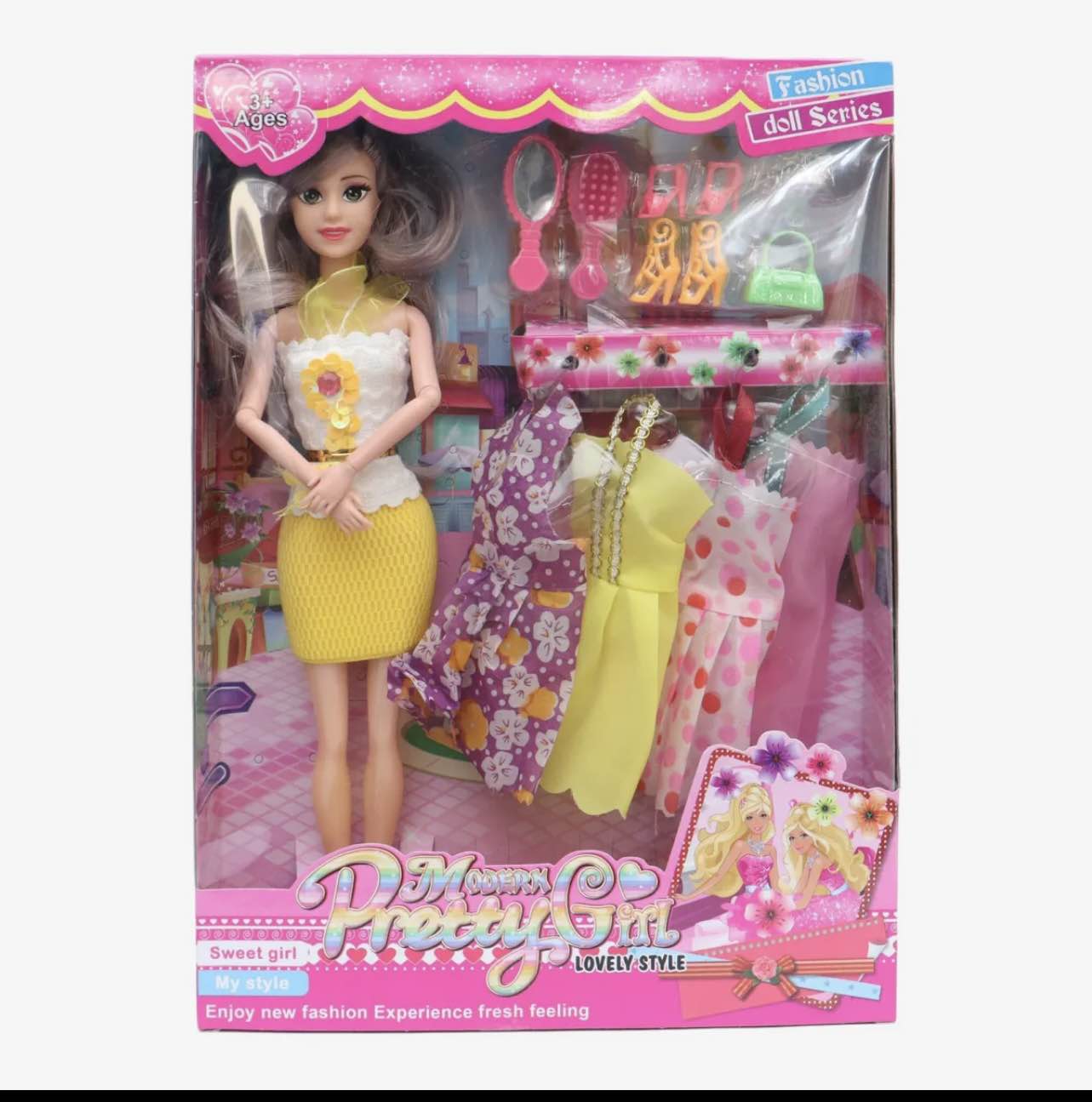 Modern lovely girl pretty style