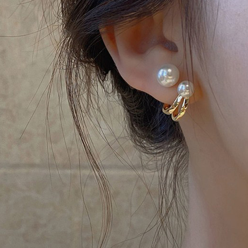 Irregular Imitation pearls Drop Earrings Female Vintage Fashion Jewelry 2022 New Cute Small Earrings for Women Jewelry