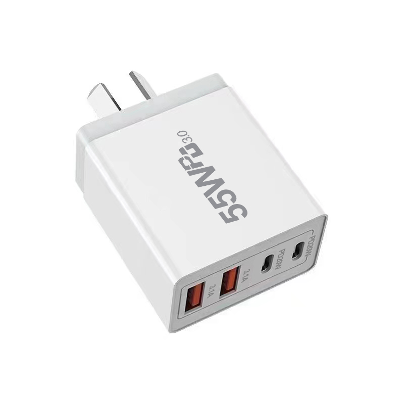 AU US EU UK Plug USB TYPE-C Smart Phone Chargeur 55W PD3.0 Charge For iPhone 15 Pro Max 14 Plus 13 Pro