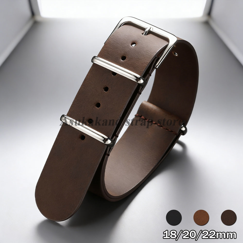 New Retro Leather Watch Bands Fashion Watchstrap Brown 18mm 20mm 22mm Universal Men Women Wristband a piece of Watch Accessories