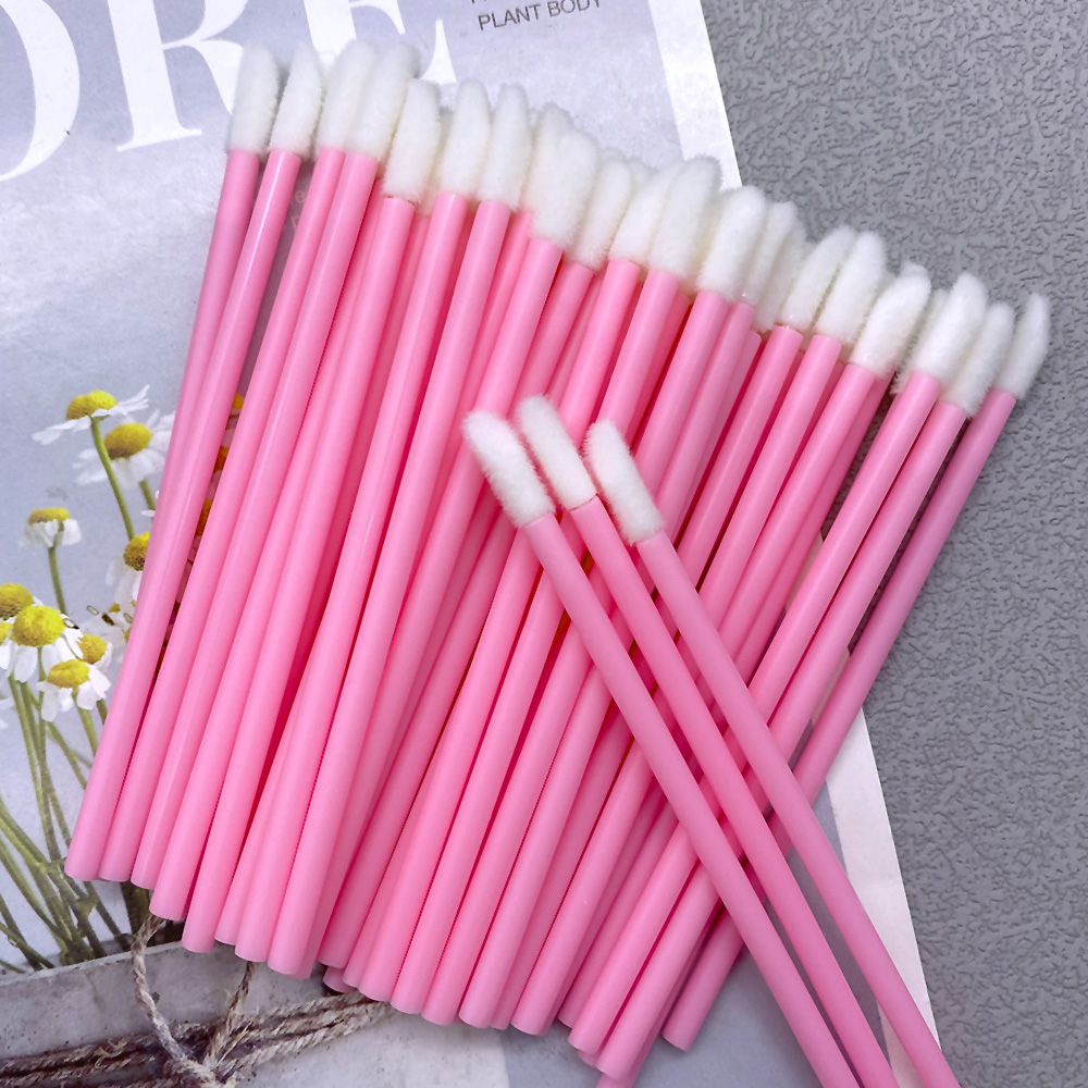 50/100 PCS Disposable Lip Brush Women Accessories Wholesale Gloss Wands Applicator Perfect MakeUp Tool Fashion Hot New